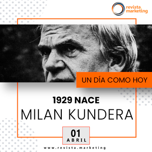 01 de abril 1929 Nace Milan Kundera rm