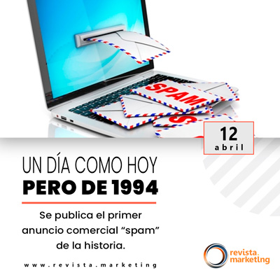 12 de abril 1994 Se publica el primer Spam