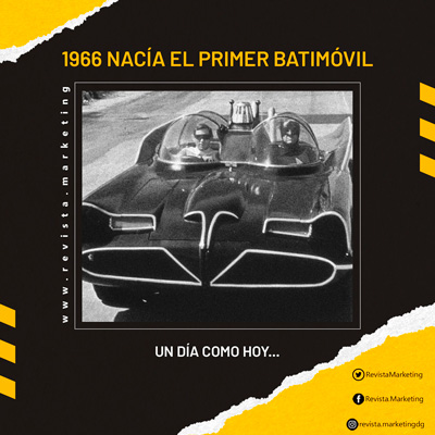 22 de abril 1966 aparece el Batimóvil por primera vez