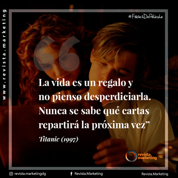 Frase El Titanic 1997 en Revista Marketing