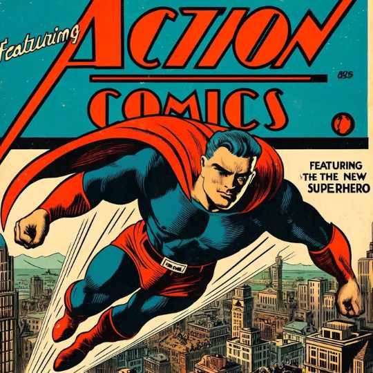 Primera historieta de Superman por Revista Marketing