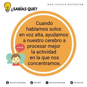 Sabias que hablar en voz alta Revista Marketinng
