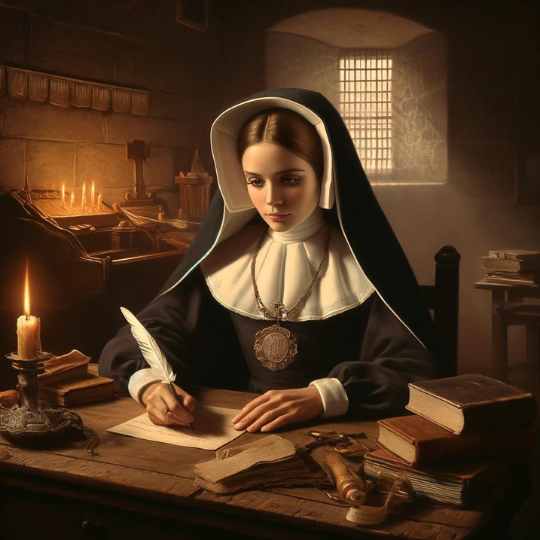 Retrato Sor Juana Ines de la Cruz