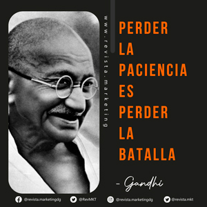 Frase Gandhi la Paciencia