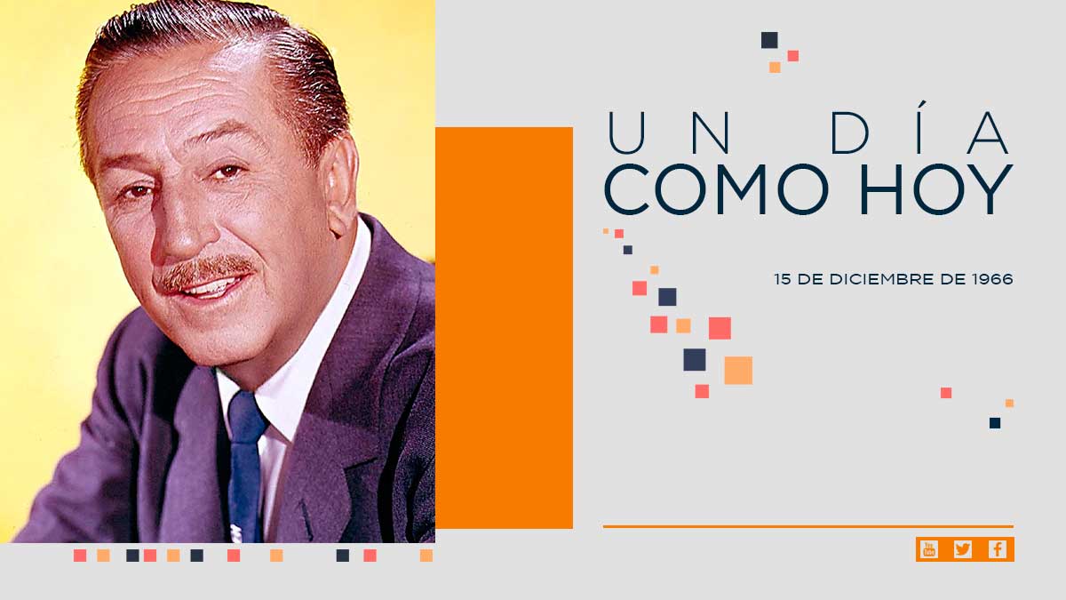 Un dia como hoy MURIO WALT DISNEY