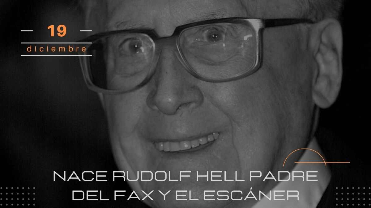 19 de diciembre 1901 nace Rudolf Hell