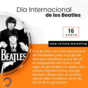 16 de enero Día Internacional de Los Beatles