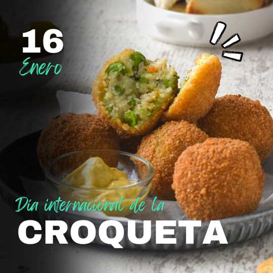 16 de enero Día Internacional de la Croqueta