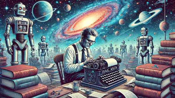 Nace Isaac Asimov Imagen IA Revista Marketing