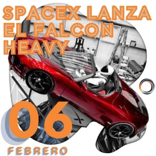 06 de febrero 2018 SpaceX lanza el Falcon Heavy