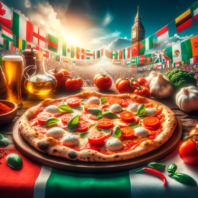 09 de febrero Día Mundial de la Pizza imagen vibrante