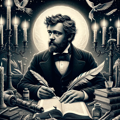 26 de febrero 1802 Nace Victor Hugo ilustracion ia inspiradora