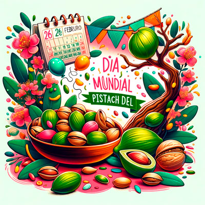 26 de febrero Día Mundial del Pistache
