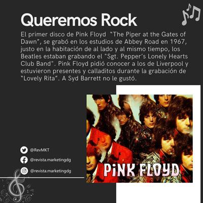 05 de julio 1964 Nace la Banda Pink Floyd