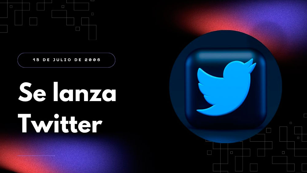 15 de julio 2006 Se lanza Twitter
