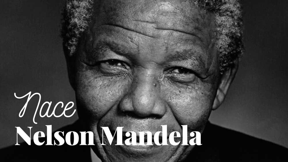 Nace Nelson Mandela