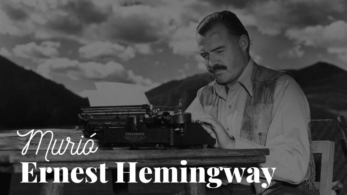 Murió Ernest Hemingway