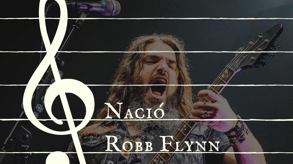 19 de julio 1967 Nace Robb Flynn