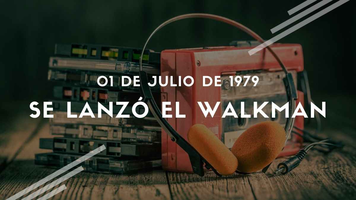 01 de julio 1979 Sony lanza el Walkman