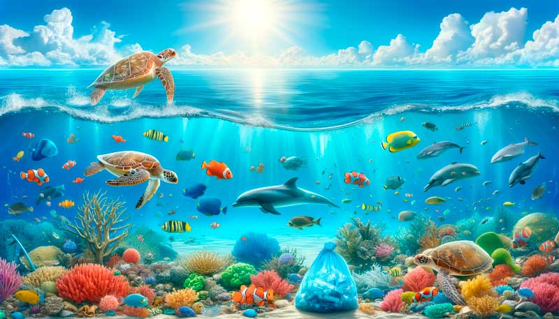 08 de junio Dia Mundial de los Oceanos imagen ia revista marketing
