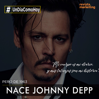 09 de Junio 1963 Nace Johnny Depp