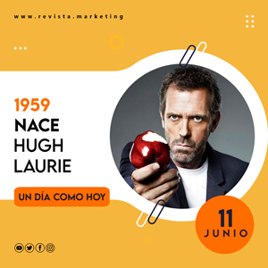 11 de junio 1959 Nace Hugh Laurie