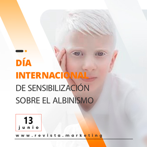 13 de junio Día Internacional de Sensibilización sobre el Albinismo