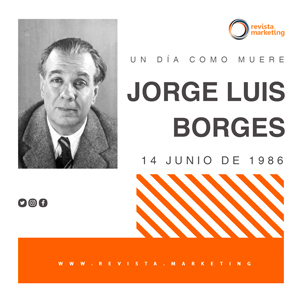 14 de junio 1986 Muere Jorge Luis Borges en Revista Marketing