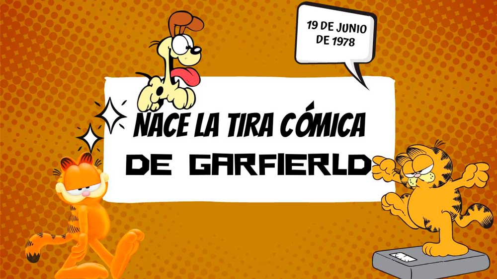 Nace la tira cómica de Garfield