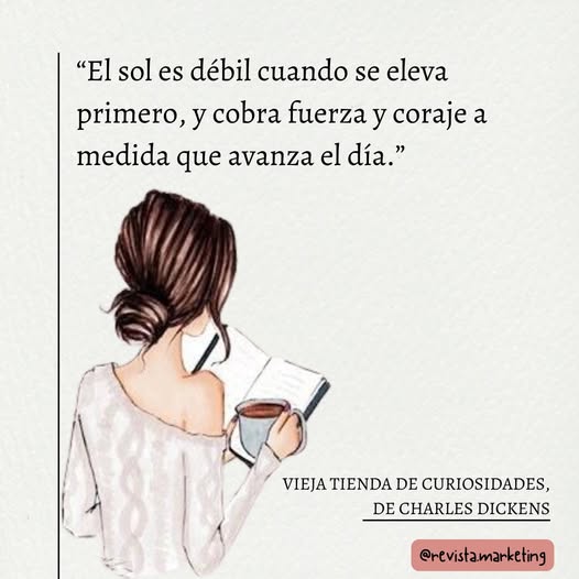 Frase de Charles Dickens El Sol
