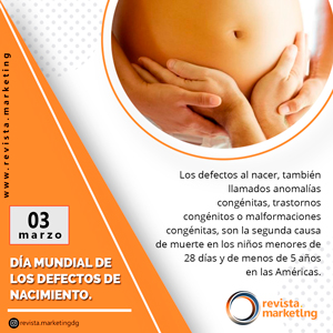 03 de marzo Dia Mundial de los Defectos de Nacimiento RM