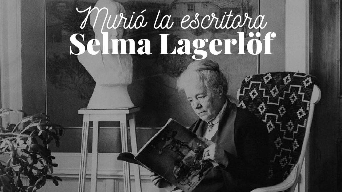 Muere la escritora Selma Lagerlöf