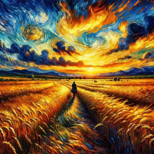 Nace Vincent Van Gogh imagen representativa con su estilo