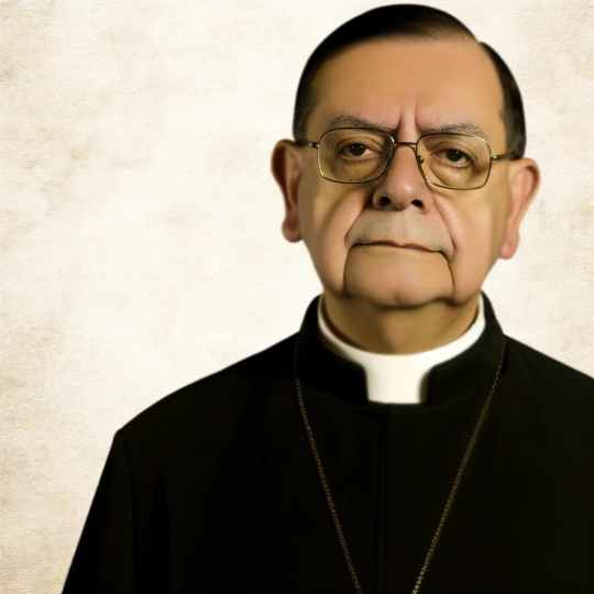 Oscar Arnulfo Romero ilustracion IA representativa