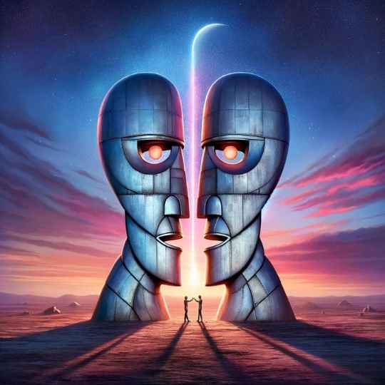 Se lanza El Album The Division Bell imagen IA representativa