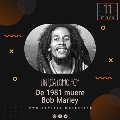 11 de mayo 1981 Muere Bob Marley