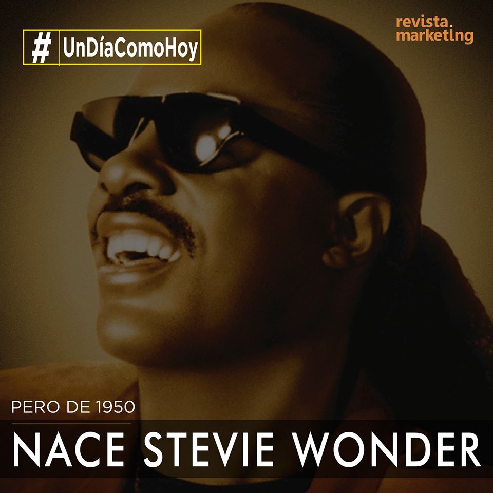 13 de mayo 1950 Nace Stevie Wonder