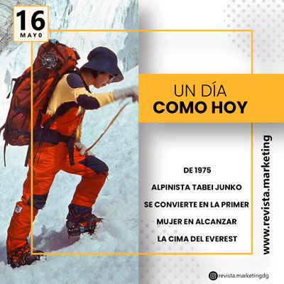 16 de mayo 1975 Tabei Junko primer mujer en subir el Everest