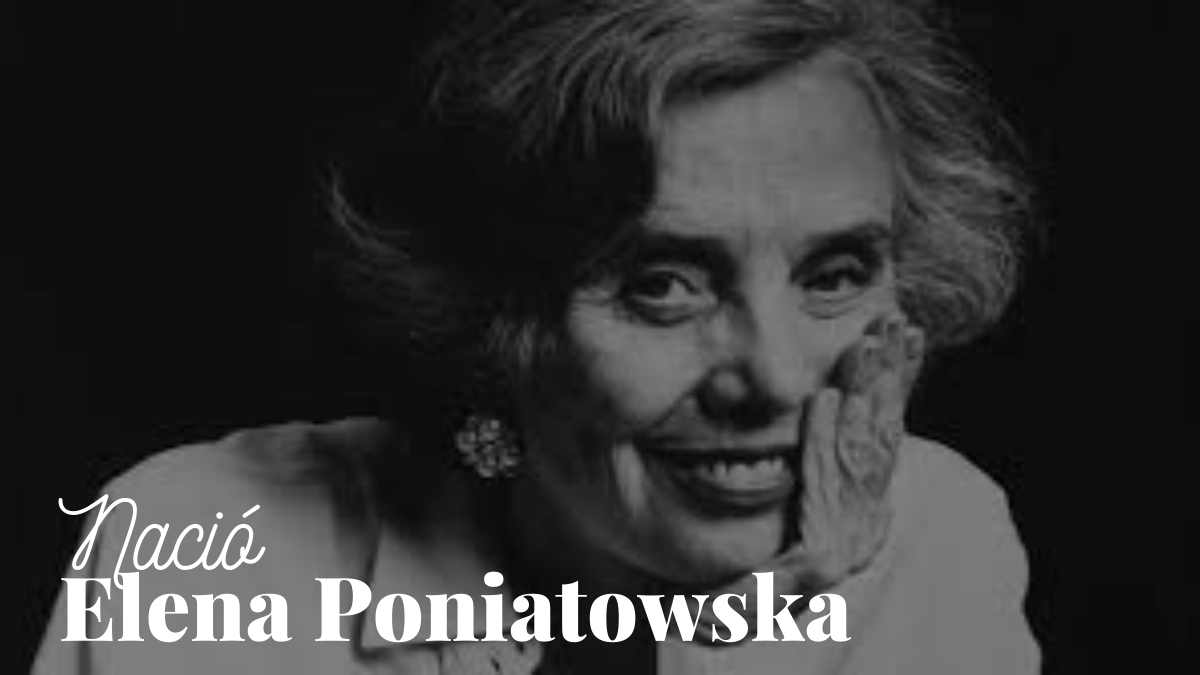 Nace Elena Poniatowska