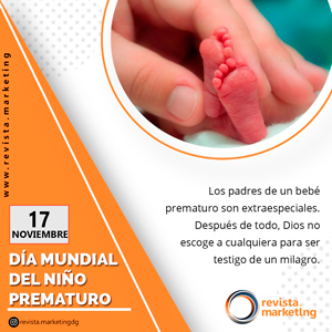 17 de noviembre Dia Mundial del Nino Prematuro