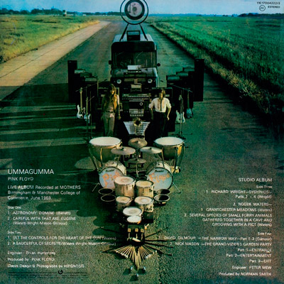 Disco Ummagumma Contraportada