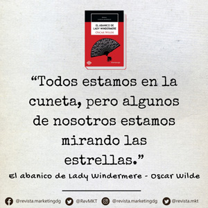 Frase Oscar Wilde mirando estrellas