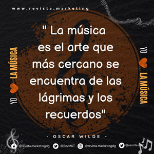 Frase de musica de Oscar Wilde