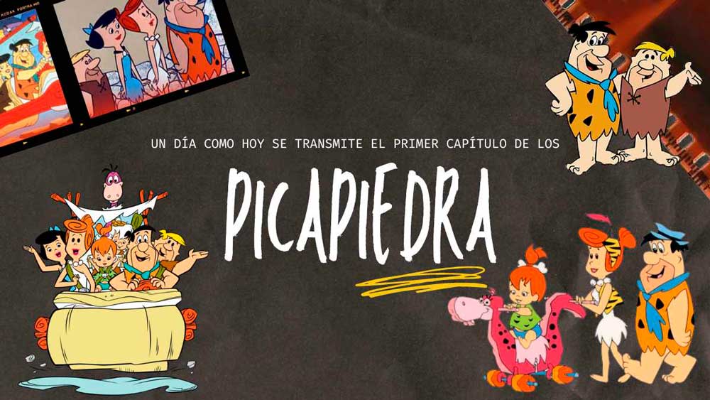Se transmite el primer capítulo de los Picapiedra