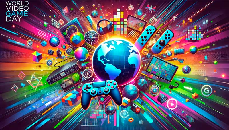 29 de agosto Dia Mundial del Videojuego imagen ia Revista Marketing
