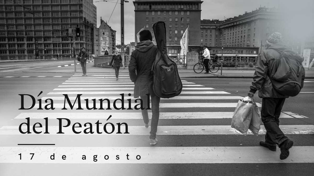 17 de agosto D&iacute;a Mundial del Peat&oacute;n