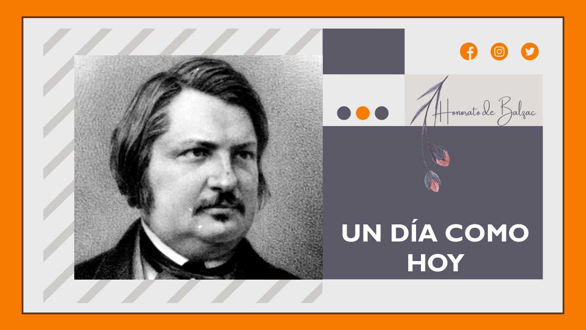 UN DIA COMO HOY NACE HONORATO DE BALZAC REVISTA MARKETING