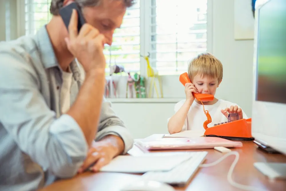 Como hacer home office con tus hijos