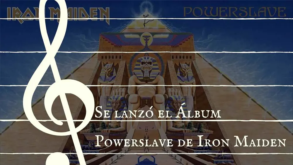 &Aacute;lbum Powerslave de Iron Maiden 03 de septiembre 1984